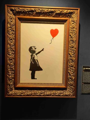 8b und 8d in der "Banksy Ausstellung"