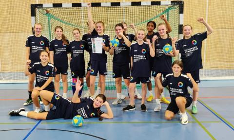 3B & 4B beim Handball-Schulcup