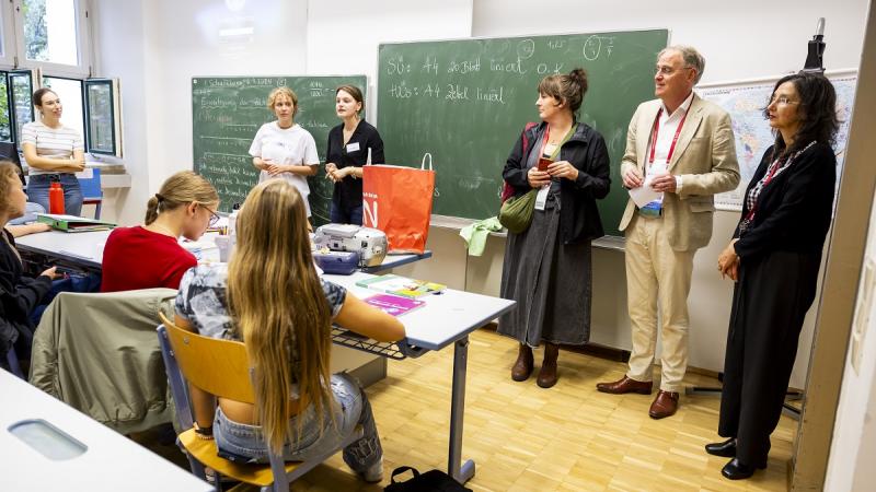 Lungentests am Parhamergymnasium