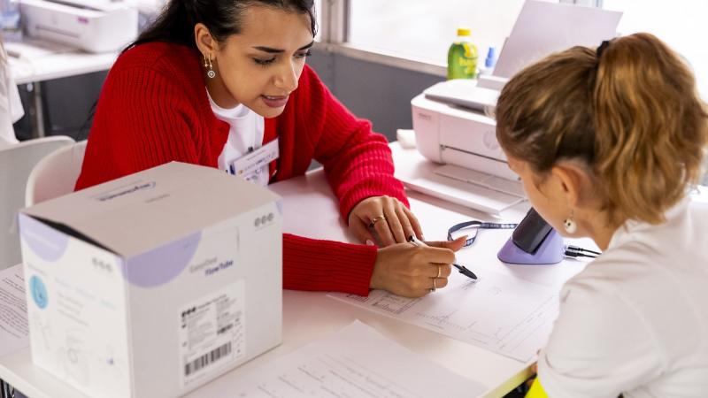 Lungentests am Parhamergymnasium